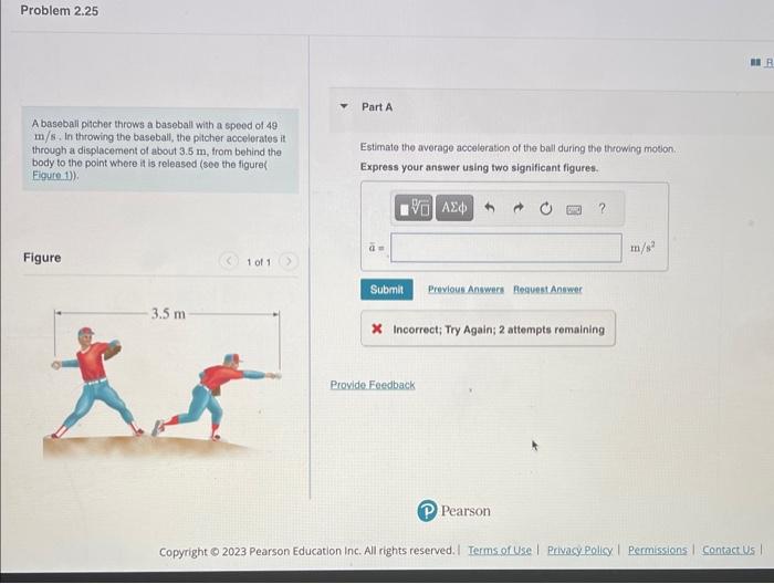 Solved A baseball pitcher throws a baseball with a speed of