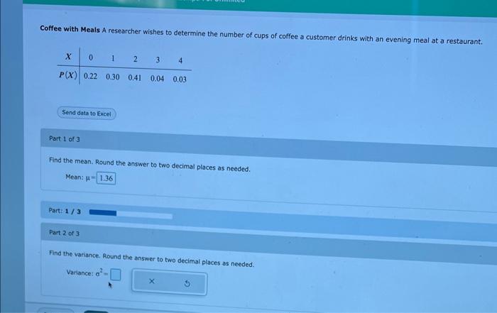 Solved a researcher wishes to determine the number of cups | Chegg.com