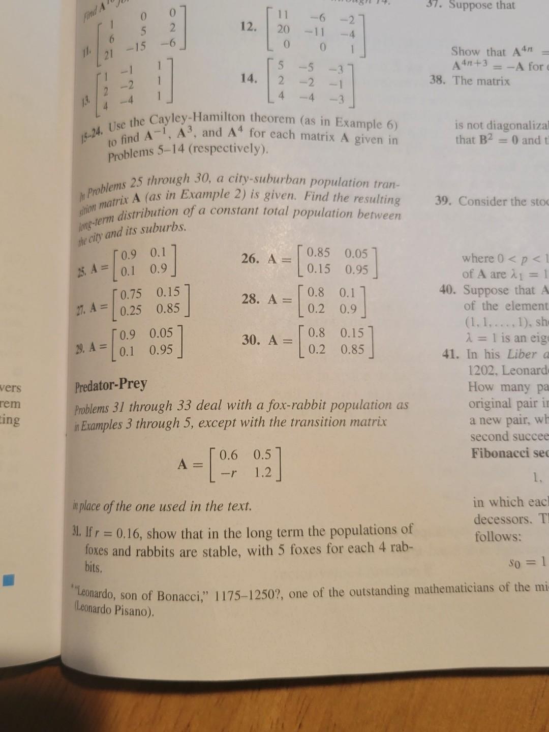 Solved 37 Suppose That 1 6215−152−6 Show That A4n 4 2989