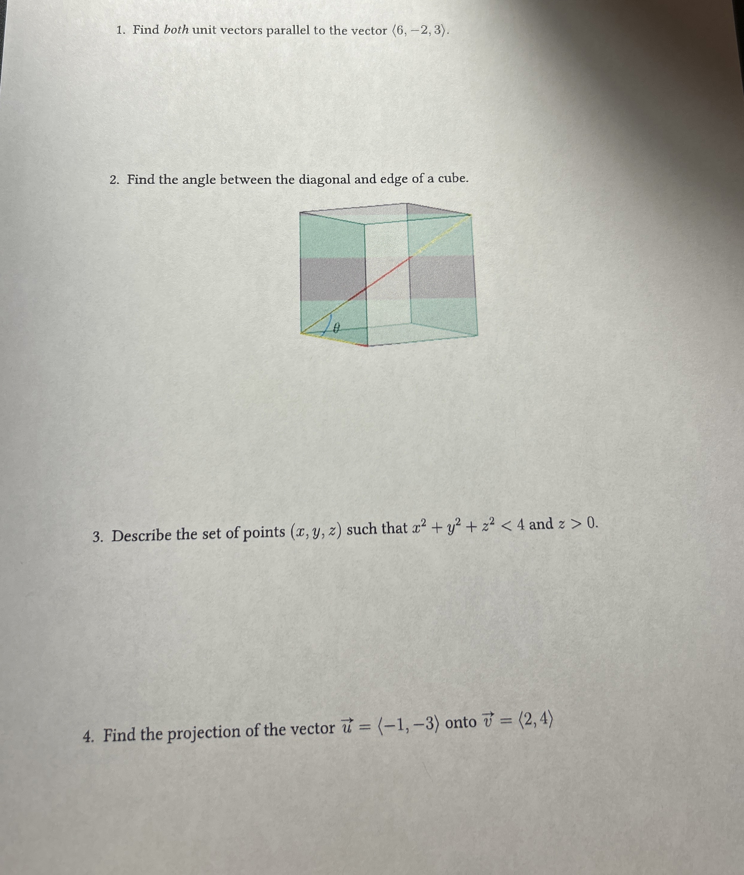 Solved Find both unit vectors parallel to the vector | Chegg.com
