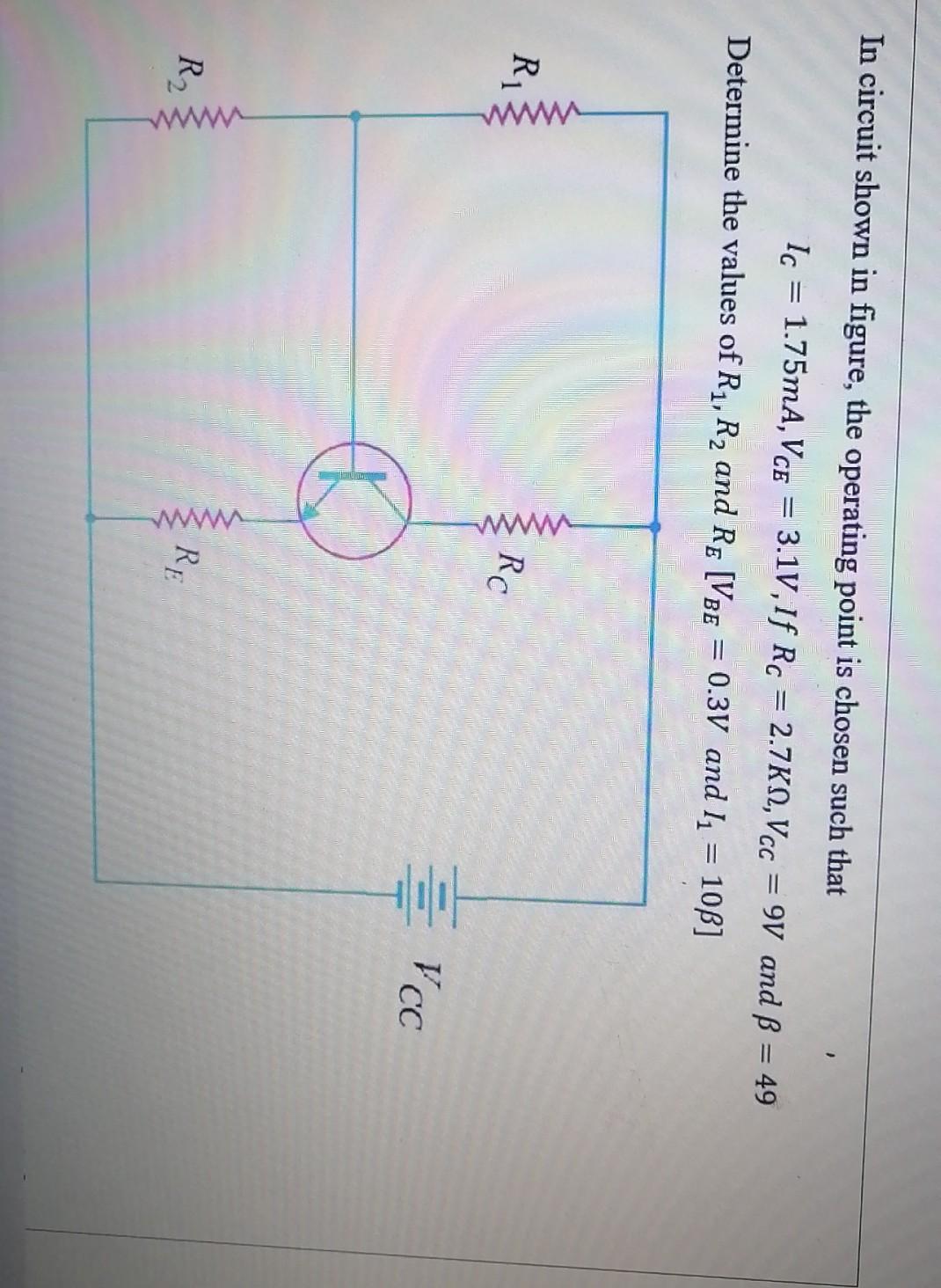Solved In circuit shown in figure, the operating point is | Chegg.com