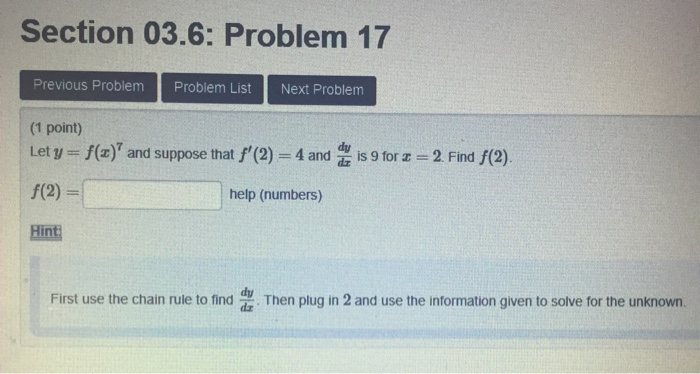 Solved Section 03.5: Problem 16 Previous Problem Problem | Chegg.com