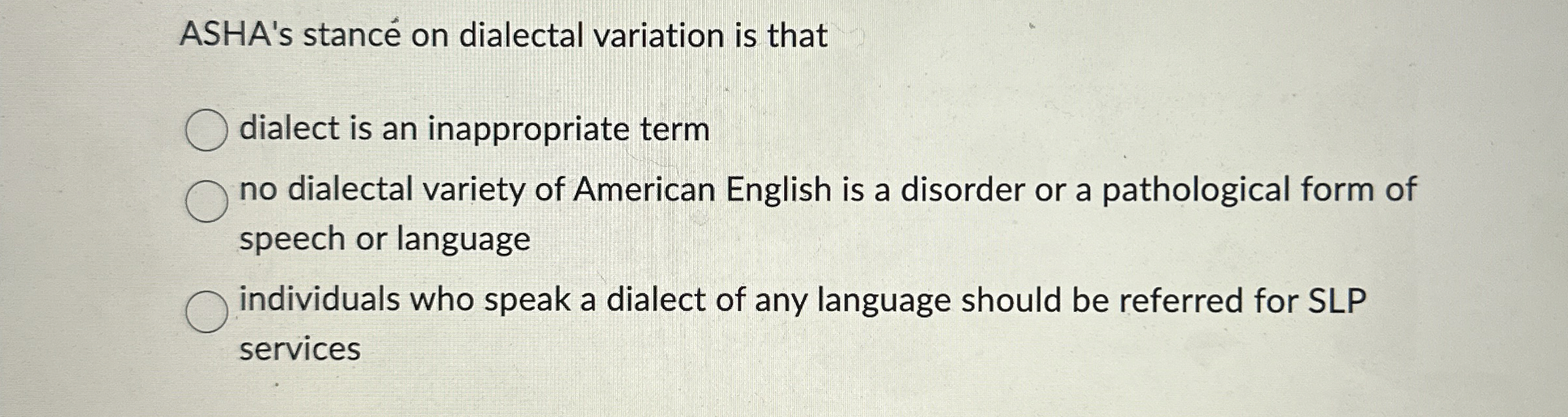 Asha Dialectal Differences | Transcript: ASHA Voices: Dialects in the ...