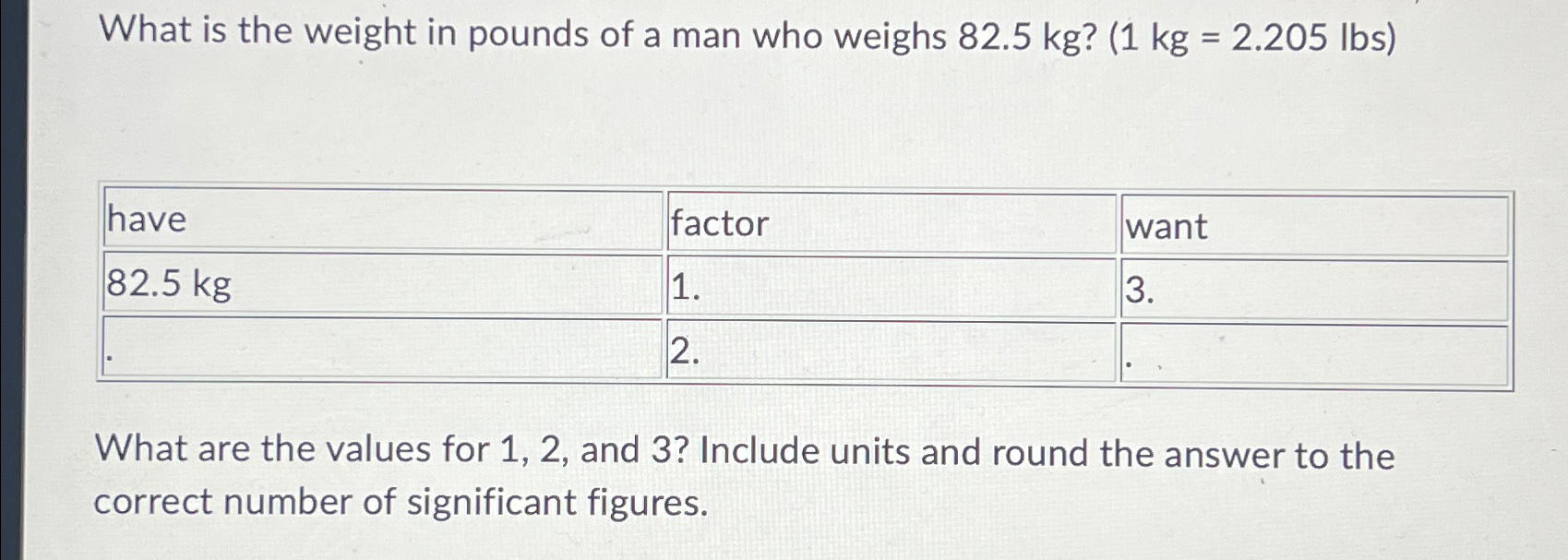 3 2 clearance kg in pounds