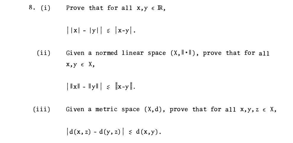 Solved I ﻿prove That For All X Y In R X Y ≤ X Y