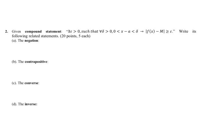 Solved PLEASE ANSWER ALL FOUR PARTS AND SHOW ALL WORK. | Chegg.com
