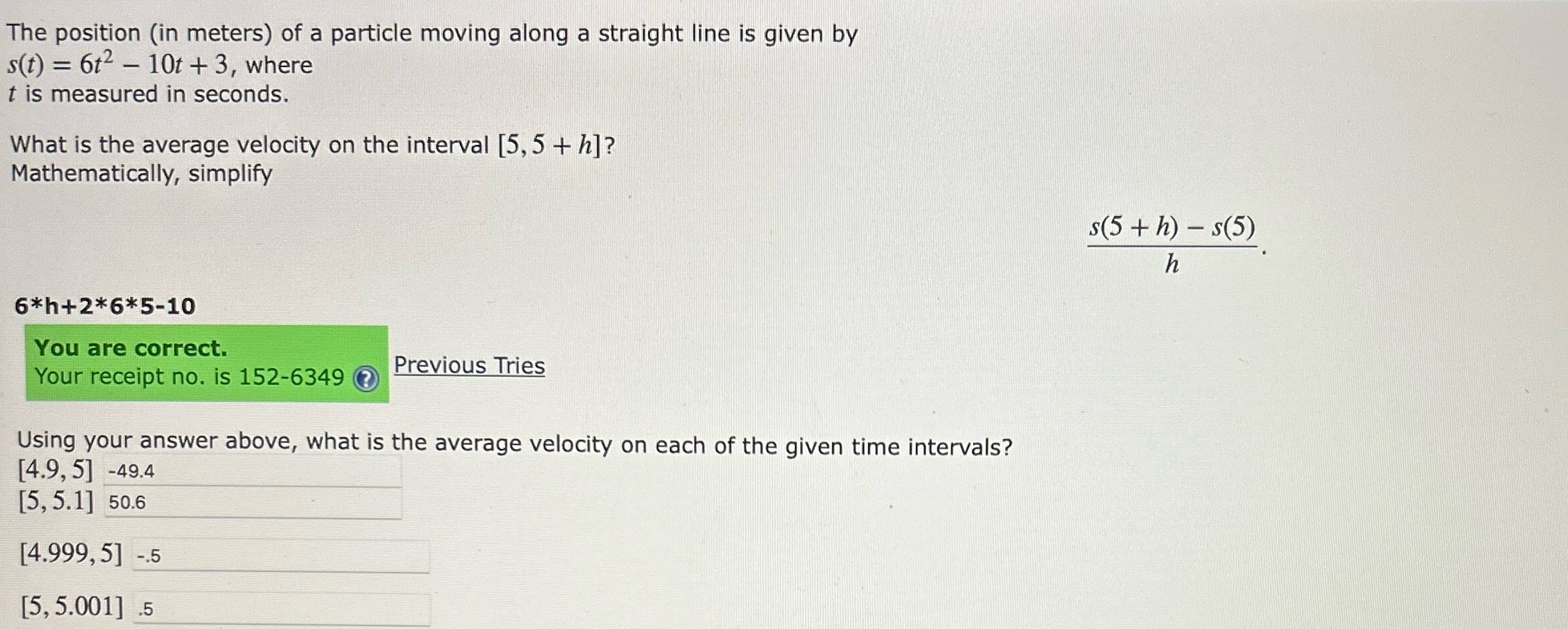 solved-the-position-in-meters-of-a-particle-moving-along-chegg