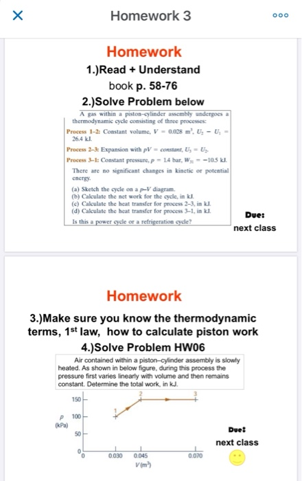 Solved Х Homework 3 ooo Homework 1.) Read + Understand book | Chegg.com
