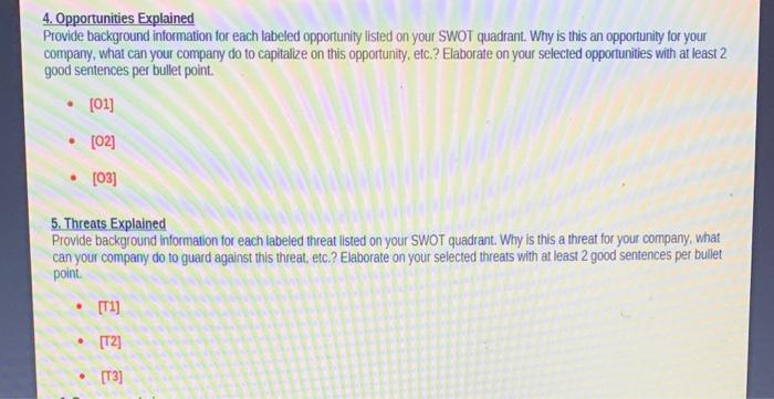 Solved Part 1 Answer the following questions (bullet points | Chegg.com