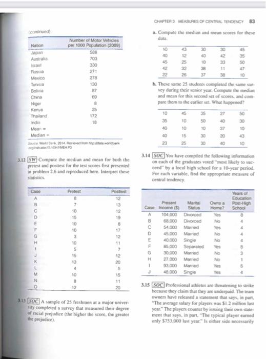 Solved 4.17 Compute the standard deviation for both sets of | Chegg.com