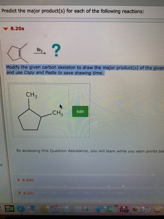 Solved Predict The Major Product(s) For Each Of The | Chegg.com