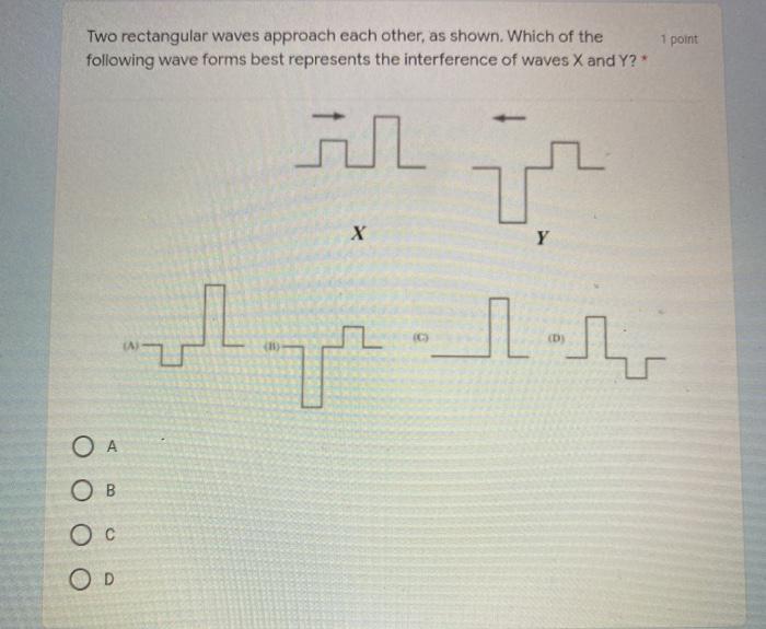 Solved 1 point A longitudinal wave is shown below and a | Chegg.com