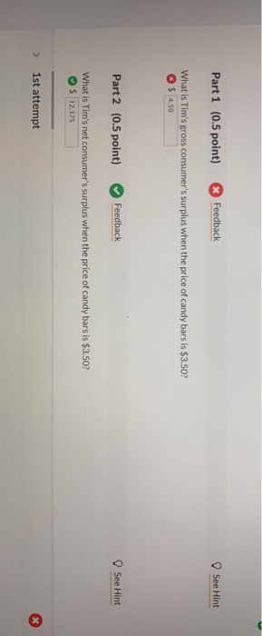 Solved See page 11 Question (1 point) Tim's demand for candy | Chegg.com