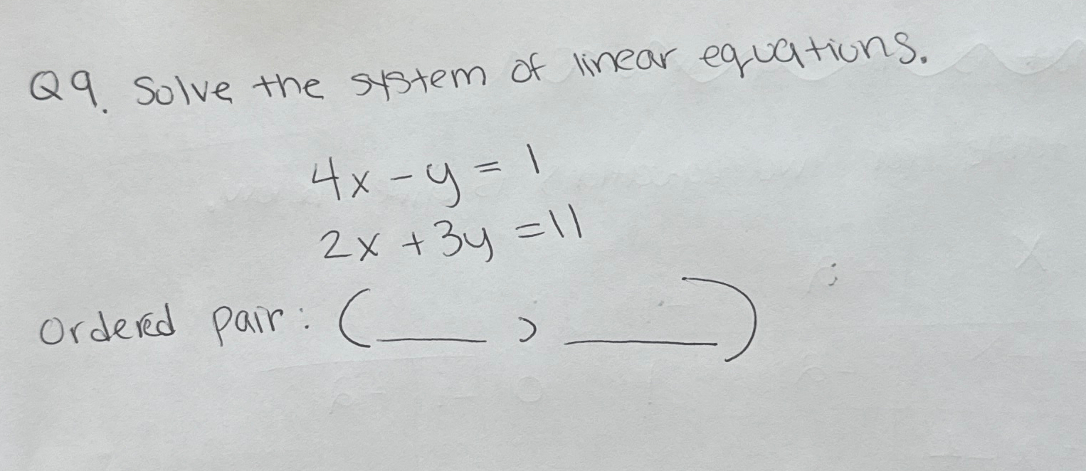 2 X 3 Y 11