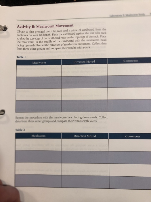 Solved BIO 101 Prelab 3 Mealworm Study Required Lab Man...
