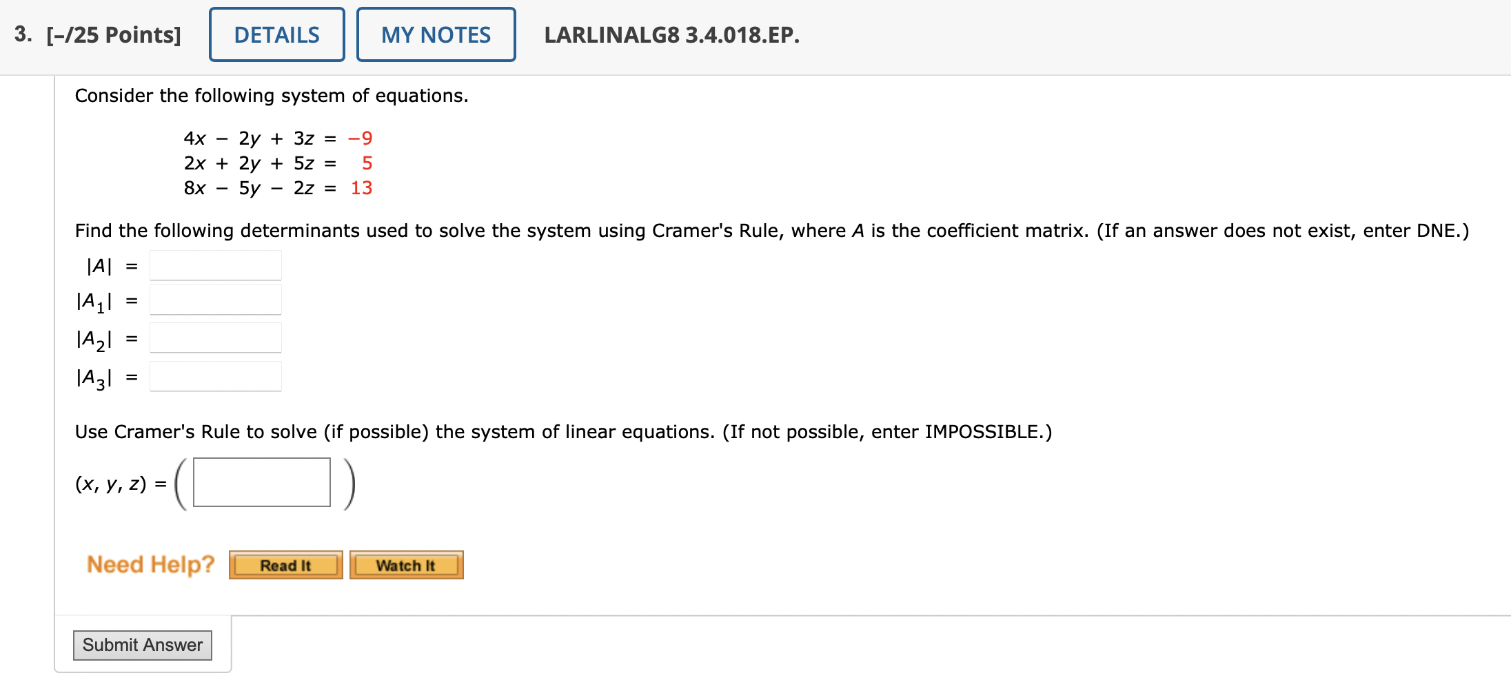 Solved Consider the following system of | Chegg.com