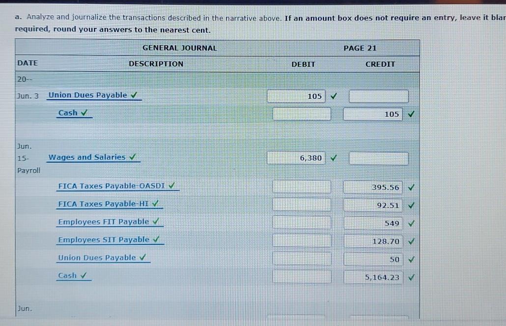 In the Illustrative Case in this chapter, payroll