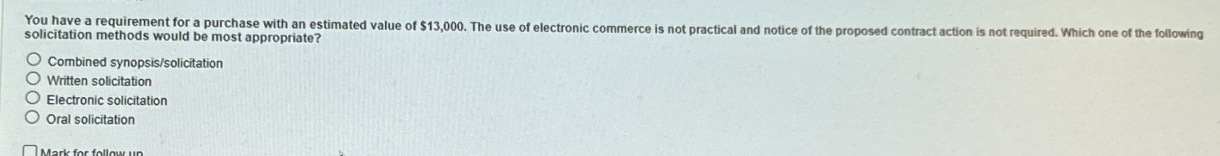 Solved You have a requirement for a purchase with an | Chegg.com