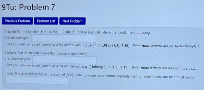 Solved 9Tu: Problem 7 Previous Problem Problem List Next | Chegg.com