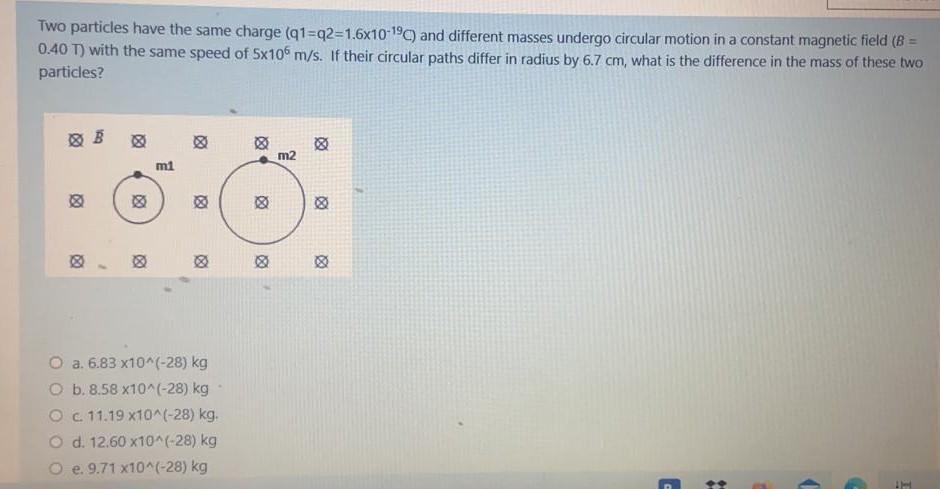 Solved Two particles have the same charge (91=q2=1.6x10-19) | Chegg.com