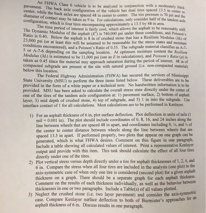 Answered: The Dynamic Modulus of the asphalt An FHWA Class