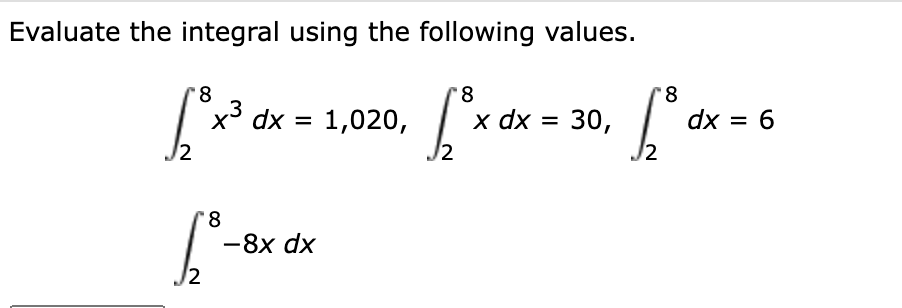 Solved Evaluate the integral using the following | Chegg.com