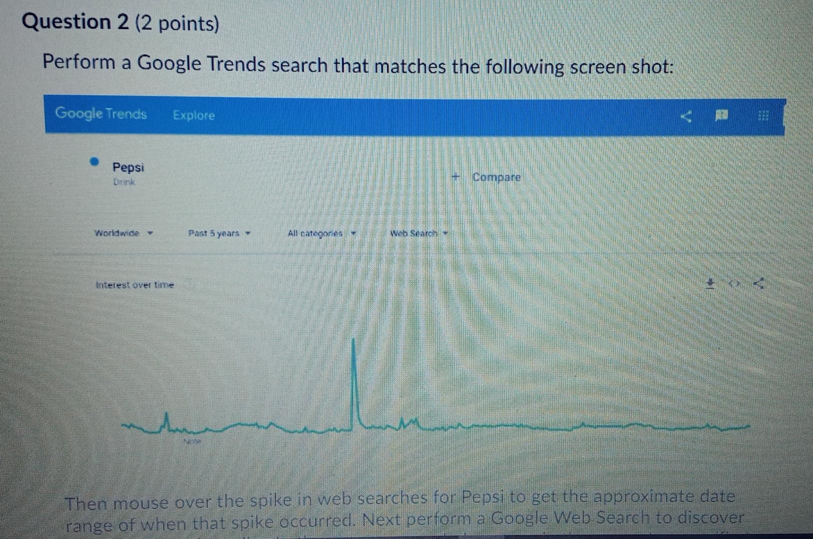 Solved Question 1 1 Point Which Of Google s Search Chegg