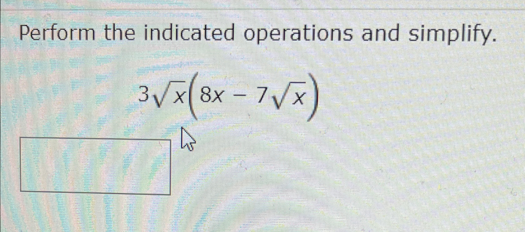 Solved Perform the indicated operations and | Chegg.com