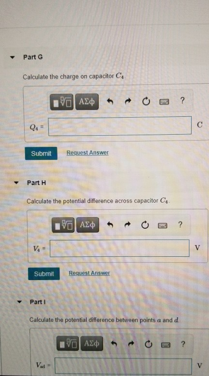 Solved In The Figure Figure 1 Each Capacitor Has 4 40 Chegg Com