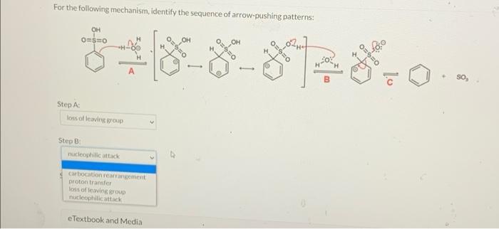 Solved For The Following Mechanism, Identify The Sequence Of | Chegg.com