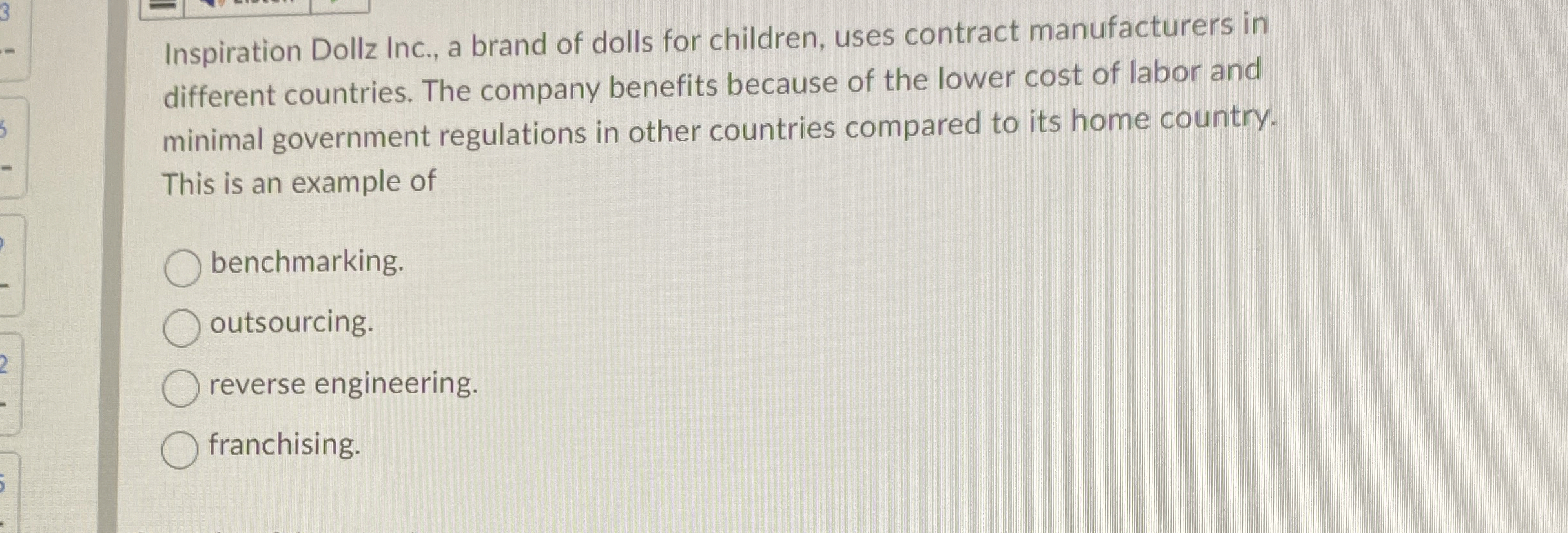 Solved Inspiration Dollz Inc., a brand of dolls for