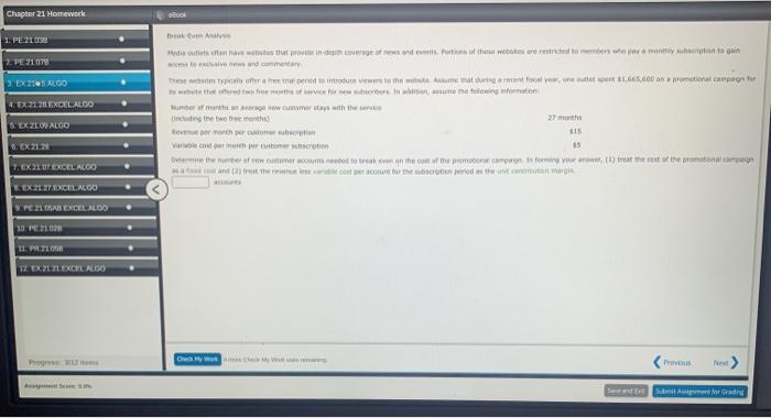 Solved Chapter 21 Homework 1. PE 21038 2. VE 21078 3 E210S | Chegg.com