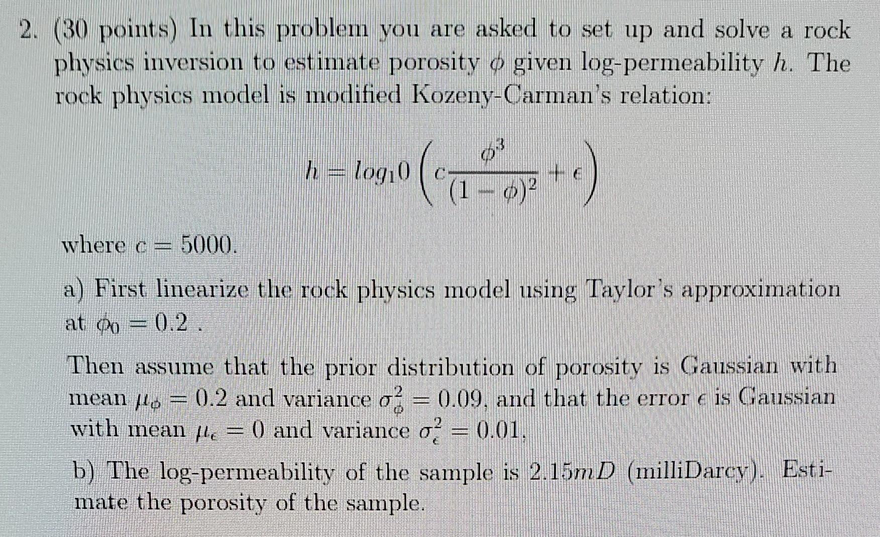 Solved (30 points) In this problem you are asked to set up | Chegg.com