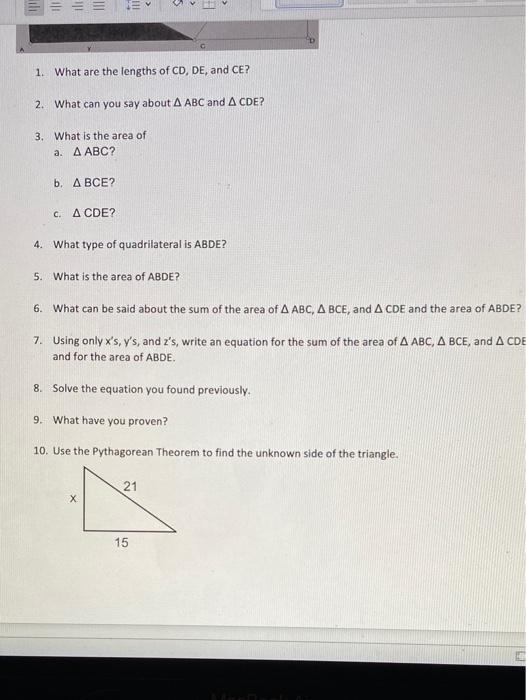 Solved Pythagorean Theorem and James Garfield A The | Chegg.com