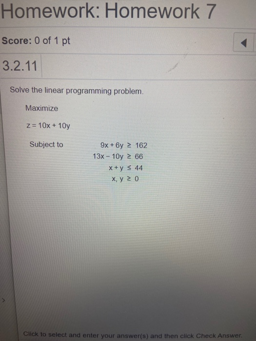 Solved Homework: Homework 7 Score: 0 of 1 pt 3.2.11 Solve | Chegg.com