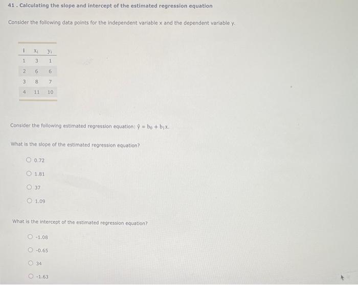 solved-41-calculating-the-slope-and-intercept-of-the-chegg