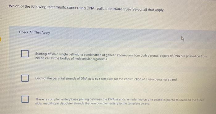 solved-which-of-the-following-statements-concerning-dna-chegg