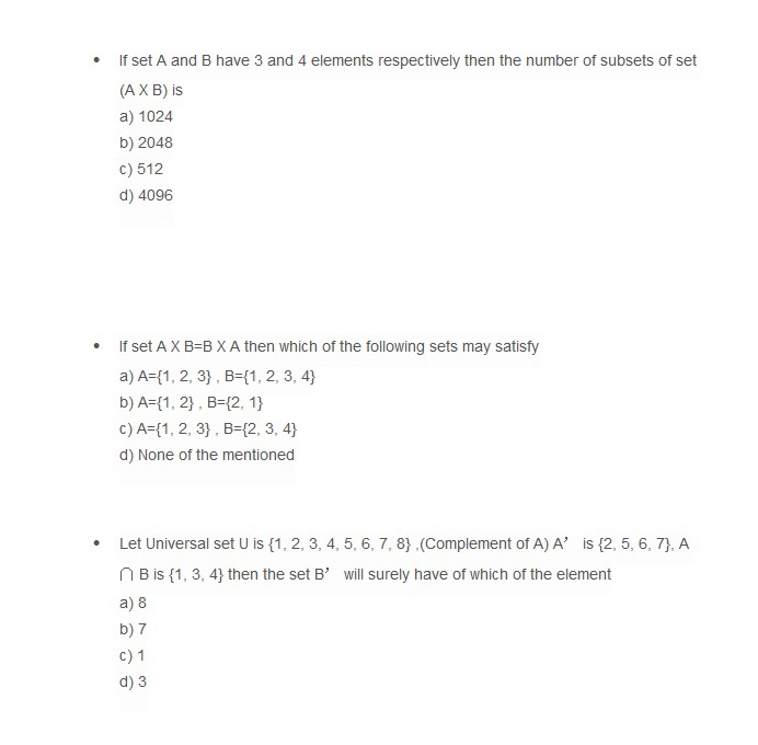 Solved If Set A And B Have 3 And 4 Elements Respectively | Chegg.com