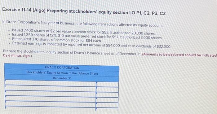 solved-exercise-11-14-algo-preparing-stockholders-equity-chegg