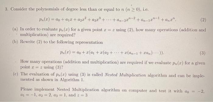 algorithm-1-nested-multiplication-1-by-an-2-for-chegg