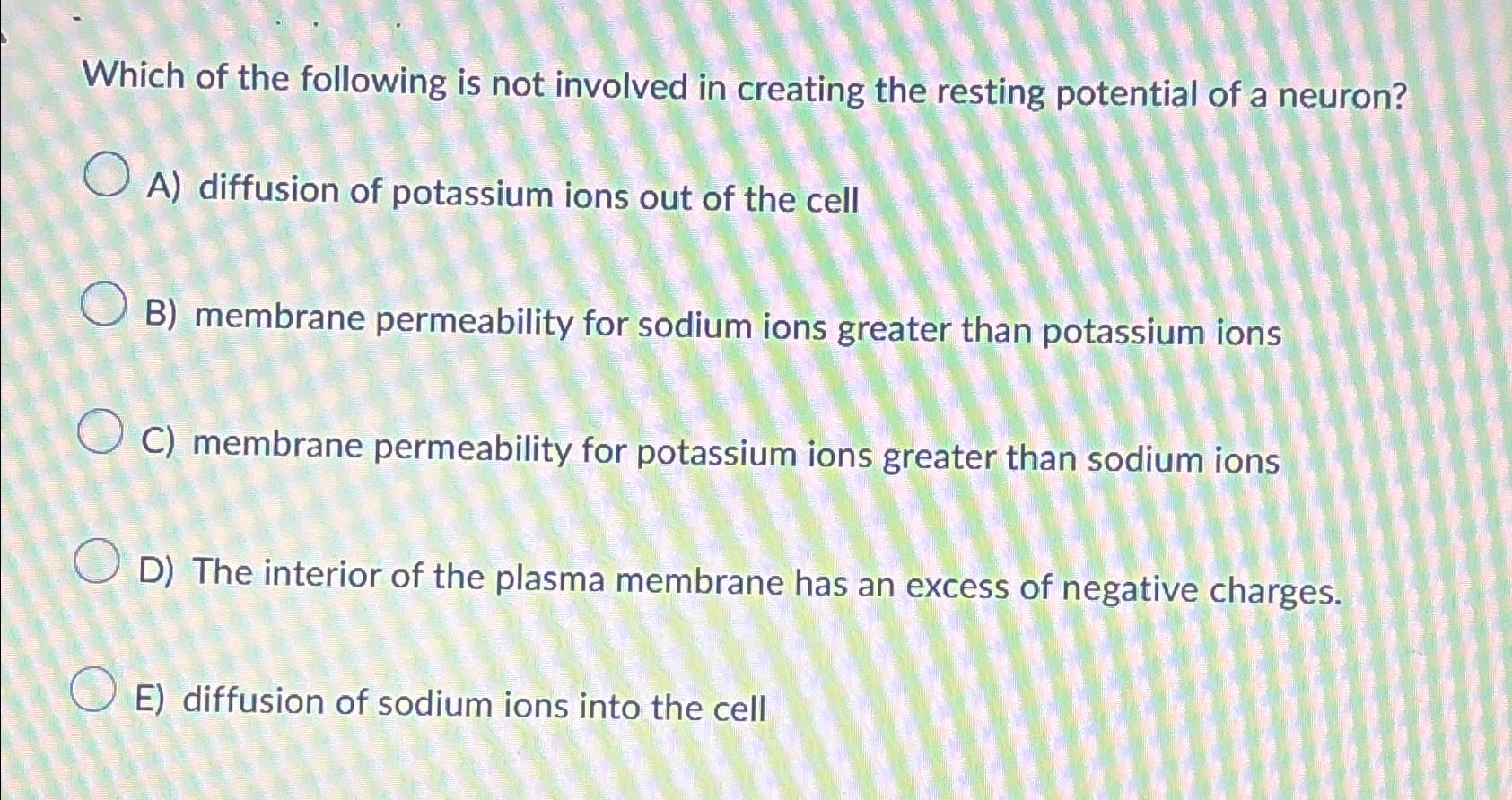 Solved Which of the following is not involved in creating | Chegg.com