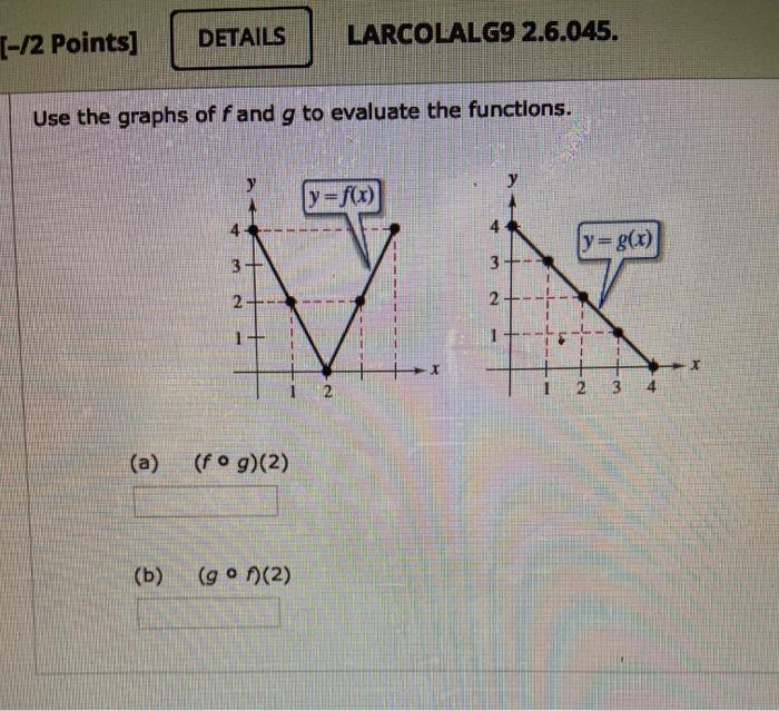 Solved [-12 Points] DETAILS LARCOLALG9 2.6.045. Use the | Chegg.com