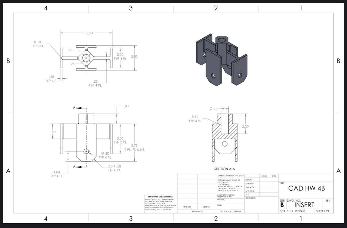 Solved Create this part in solidwords with detailed steps | Chegg.com