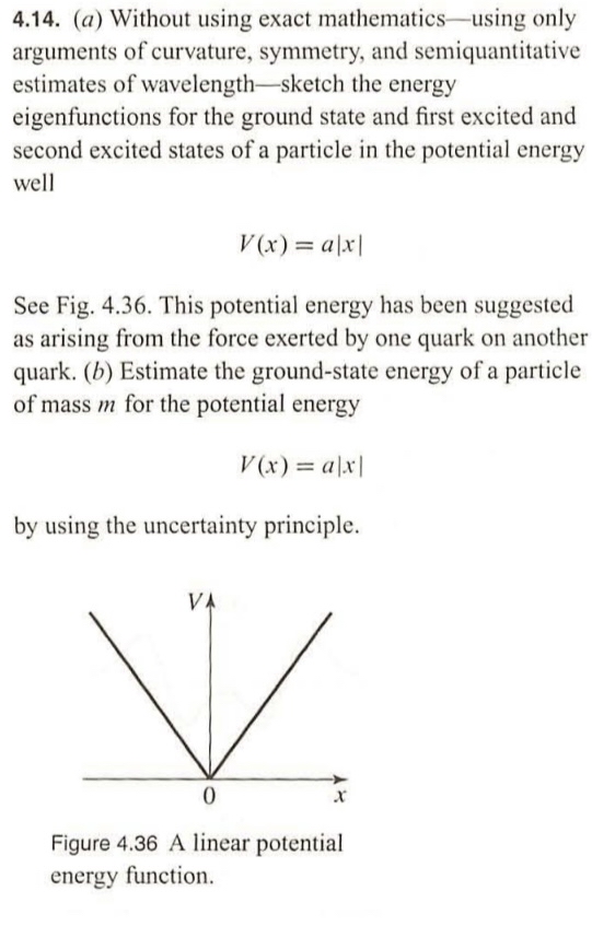 Solved 4.14. (a) ﻿Without using exact mathematics-using only