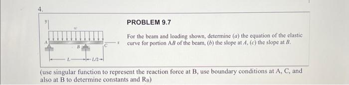 Solved PROBLEM 9.7 For The Beam And Loading Shown, Determine | Chegg.com