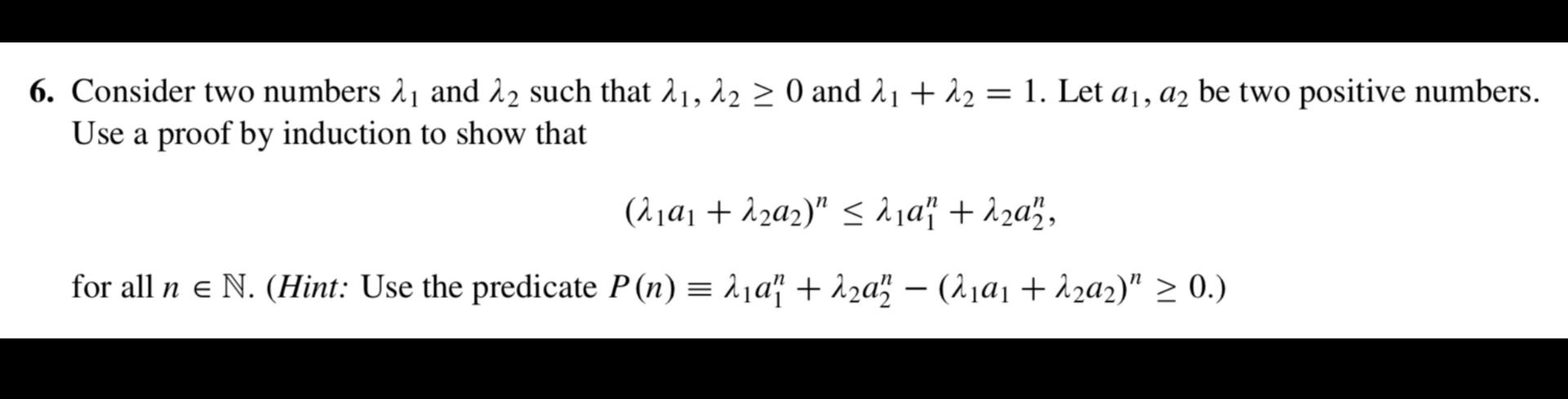 Consider Two Numbers \\\\lambda _(1) And \\\\lambda | Chegg.com