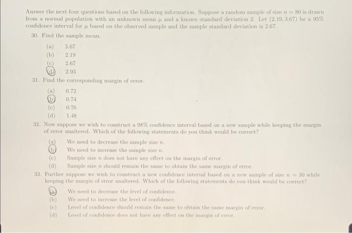 Solved Answer the next four questions based on the following | Chegg.com