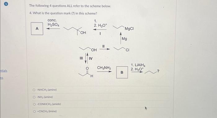 Solved The following 4 questions ALL refer to the scheme | Chegg.com