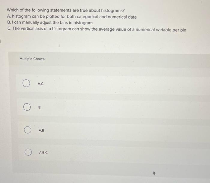 Solved Which of the following statements are true about | Chegg.com