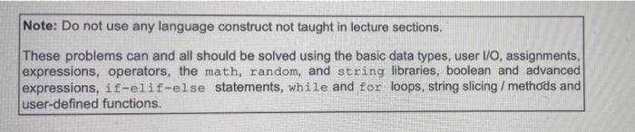 Solved URGENT PLEASE USE BASIC PYTHON LANGUAGE AS THE CLASS | Chegg.com